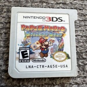 Paper Mario Sticker Star Nintendo 3DS Tested Working Cartridge Only